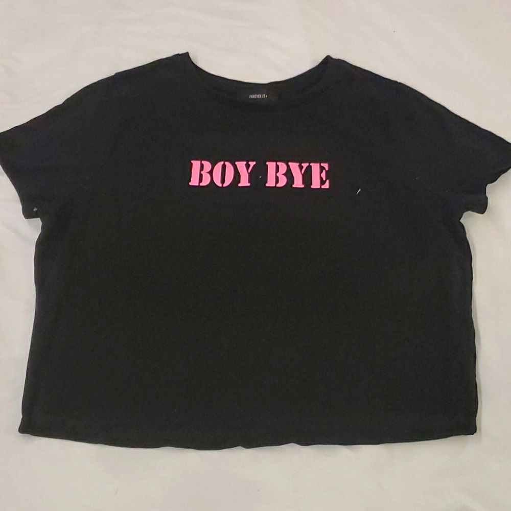 NWOT💥F21 CUTE CROP TEE